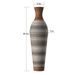 39-Inch-Tall Vase, Brown Decorative Floor Vase, Classic Neat Floor Vase Tall Freestanding Flower Holder, Artificial Rattan Vase, PVC Floor Vase, Flower Holder For Home Decor_maomaolike.com