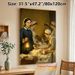 Vintage Nursing Scene Painting Poster, Warm-toned Realistic Historical Poster, Graceful Depiction Of Nurses Arranging Medical Supplies Suitable For_maomaolike.com