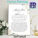 Ayatul Kursi Quran Verse Painting Poster, Soft Watercolor Floral Accented Poster, Peaceful Religious Scripture Decor Suitable For Home, Prayer Areas_maomaolike.com