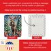 Chocolate Standard Poodle Christmas Reindeer Porcelain Ornament Christmas Tree Hanging Decorations For Home Christmas Holiday, Rectangle, Gift, Multicolor_maomaolike.com