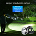LED Headlamp High Brightness Rechargeable P900 Head-Mounted Outdoor Long-Range Ultra-Long Battery Life Flashlight Xenon_maomaolike.com
