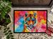 Hippie Animal Bengal Tiger Doormat Front Door Mat Indoor Outdoor Rugs For Entryway, Non Slip Washable Low Pile, 24H X 36W_maomaolike.com