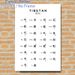 Tibetan Alphabet Painting Poster, Minimalist Monochrome Typographic Poster, Educational Reference For Learning Tibetan Script, Suitable For Study_maomaolike.com