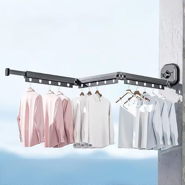 SOGA 127.5cm Wall-Mounted Clothing Dry Rack_maomaolike.com