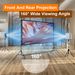 1Pc 120inch Or 100inch Projector Screen With Stand 16 9 4K HD Rear Front Wrinkle Free Portable And Foldable Movie Screen With Carry Bag For Indoor Outdoor Home Theater Backyard Cinema_maomaolike.com