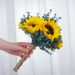 Festive & Party Supplies Eucalyptus Simulation Bouquet Wedding Bride Sunflower Bouquet Pastoral Style Outdoor Shooting Props Decoration Bouquet_maomaolike.com