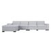 149' Modular Sectional Sofa With Ottoman_maomaolike.com