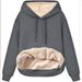 Women's Clothing warm pocket hooded sports sweatshirt jacket_maomaolike.com