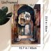Vintage Alleyway Painting Poster, Warm-toned Artistic Ancient Arched Street Scene Poster, Brings Cultural Charm, Suitable For Living Room, Study And_maomaolike.com