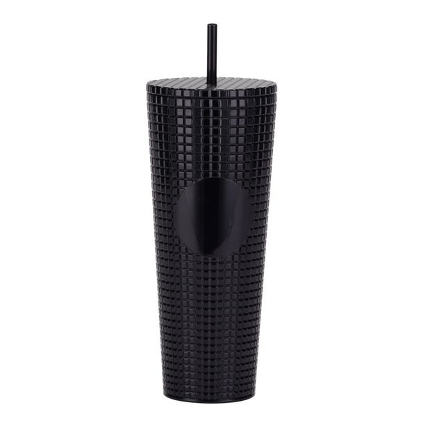 2024 new 710ml durian cup corn cup creative internet celebrity plastic straw cup high value fashion water cup_maomaolike.com