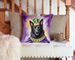 Belgian Sheepdog King Of Mardi Gras Throw Pillow Machine Washable, Indoor Outdoor Decorative Pillow For Couch, Bed Or Patio, 14Hx14W_maomaolike.com