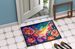 Peonies In Color Doormat Front Door Mat Indoor Outdoor Rugs For Entryway, Non Slip Washable Low Pile, 24H X 36W_maomaolike.com