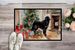 Flat-Coated Retriever Cozy Christmas Doormat Front Door Mat Indoor Outdoor Rugs For Entryway, Non Slip Washable Low Pile, 24H X 36W_maomaolike.com