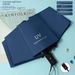 Solid Color Automatic Folding Umbrella With UV Protection, Casual Lightweight Portable Durable Umbrella For Men & Women_maomaolike.com