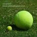 Big Tennis Ball For Dogs-9.5" Inflatable Giant Tennis Balls Large Pet Toys For Outdoor/Indoor Sports Oversize Dog Toy Ball For Small/Medium/Large Dogs Funny Gifts_maomaolike.com