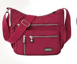 Waterproof Nylon Crossbody Bag For Women Mulit-Pockets Shoulder Bag Outdoor Travel Purses And Handbag_maomaolike.com