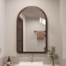 Vintage Style Makeup No-Drill Self-Adhesive Retro Vanity Bathroom Wall-Mounted Mirror_maomaolike.com