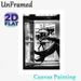 Rainy City Window Coffee Painting Poster, Monochrome Elegant Urban Leisure Scene Poster, Stylish Minimalist Decor Ideal For Cafe, Living Room, Bedroom_maomaolike.com