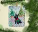 Scottish Terrier Christmas Porcelain Ornament Christmas Tree Hanging Decorations For Home Christmas Holiday, Rectangle, Gift, Multicolor_maomaolike.com