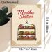 Meetha Station Painting Poster, Vintage-style Ornate Framed Colorful Indian Sweet Display Poster, Brings Warm Festive Vibe, Ideal For Restaurant_maomaolike.com