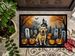 Yellow Labrador Retriever Spooky Halloween Doormat Front Door Mat Indoor Outdoor Rugs For Entryway, Non Slip Washable Low Pile, 24H X 36W_maomaolike.com