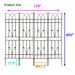 4 Pack Metal Garden Trellis 71" X 17.7" Rustproof Trellis For Climbing Plants Outdoor Flower Support_maomaolike.com