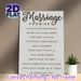 Marriage Promise Painting Poster, Minimalist Typographic Poster, Warm Marital Commitment Guidelines, Suitable For Bedroom And Living Room Wall Decor_maomaolike.com