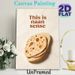 Naan Bread Pun Painting Poster, Witty Minimalist Food Humor Poster, Playful Text With Stacked Naan Design, Lighthearted Decorative Piece For Kitchen_maomaolike.com