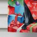Black Pug Christmas Reindeer House Flag Large Porch Sleeve Pole Decorative Outside Yard Banner Artwork Wall Hanging, Polyester, House Size, Multicolor_maomaolike.com