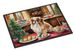 Pekingese Christmas Cookies Doormat Front Door Mat Indoor Outdoor Rugs For Entryway, Non Slip Washable Low Pile, 24H X 36W_maomaolike.com