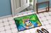 Siberian Husky Hippie Dawg Doormat Front Door Mat Indoor Outdoor Rugs For Entryway, Non Slip Washable Low Pile, 24H X 36W_maomaolike.com