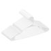 VEVOR Hangers, 0.2 In Ultra-Thin, 50 Pack White Plastic Hangers With Stable Triangular Top Structure & Wider Notch Design, Non-Slip Space Saving Hangers, Fit For T-Shirt, Shirt, Sling & Pant_maomaolike.com