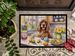 Decorating Easter Cocker Spaniel Doormat Front Door Mat Indoor Outdoor Rugs For Entryway, Non Slip Washable Low Pile, 24H X 36W_maomaolike.com