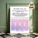 Spoon Theory Painting Poster, Soft Pastel Gradient Informative Graphic Poster, Helps Explain Chronic Illness Energy Management, Ideal For Home, Clinic_maomaolike.com