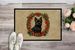 Cairn Terrier Christmas Flowers Doormat Front Door Mat Indoor Outdoor Rugs For Entryway, Non Slip Washable Low Pile, 24H X 36W_maomaolike.com