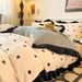 Autumn And Winter New Princess Style Fresh Milk Velvet French Black Edge Four-Piece Bedding Set Wholesale_maomaolike.com