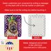 Shar Pei King Of Mardi Gras Porcelain Ornament Christmas Tree Hanging Decorations For Home Christmas Holiday, Rectangle, Gift, Multicolor_maomaolike.com