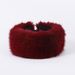 Christmas winter plush half finger wine red bow bell Christmas cute short gloves autumn and winter empty top hat_maomaolike.com