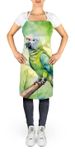 Monk Parakeet Apron Cooking Kitchen Server Baking Crafts Gardening For Adult Women Men, Unisex, Large, Multicolor_maomaolike.com