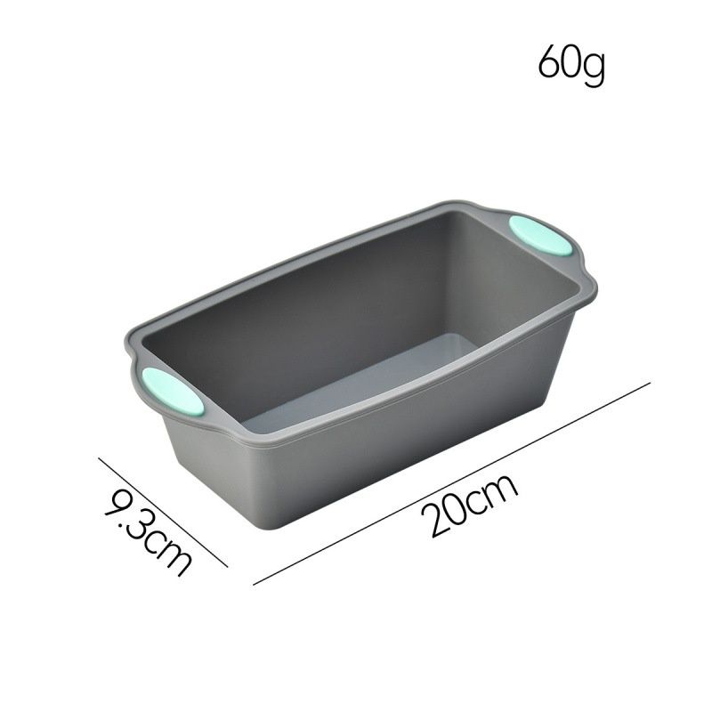 Cross-Border Silicone Household Baking Round Chiffon Cake Rectangular Bread Toast Mold_maomaolike.com