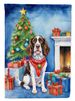 English Springer Spaniel Christmas Reindeer Garden Flag Mailbox Flag Decorative Yard Flag Banner Outside Patio Artwork Yard Flower Beds, Garden Size, Multicolor_maomaolike.com