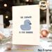 Shower Singing Rubber Duck Painting Poster, Minimalist Soft-hued Rubber Duck With Playful Text Poster, Adds Lighthearted Vibe Ideal For Bathroom_maomaolike.com