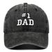 Unisex DAD alphabet embroidered hat cartoon retro do old soft-top washed baseball cap_maomaolike.com