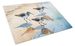 Sandpipers Glass Cutting Board Decorative Tempered Glass Kitchen Cutting And Serving Board Large Size Chopping Board_maomaolike.com