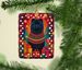 Black Chow Chow Holiday Christmas Porcelain Ornament Christmas Tree Hanging Decorations For Home Christmas Holiday, Rectangle, Gift, Multicolor_maomaolike.com