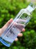 500ml/16.9oz Transparent Plastic Water Bottle Time Marker Leakproof Juice Milk Portable Kid School Gym Sport Cup_maomaolike.com