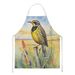 Kansas Western Meadowlark Apron Cooking Kitchen Server Baking Crafts Gardening For Adult Women Men, Unisex, Large, Multicolor_maomaolike.com