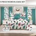9 Piece Soft All-Season Washed Microfiber Cover Set , Queen/King/Calking Bedding Set With Pillowcases,Bedspread Print Curtains & Solid Curtains,Print, Moisture-Wicking, Soft ,Cooling, Easy Care_maomaolike.com