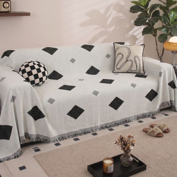 Chenille Full Coverage Cover Simple Elegant One Piece Sofa Cushion Suitable For All Seasons Home Textile_maomaolike.com