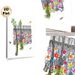 Floral Human Spine Painting Poster, Vibrant Mixed-media Style Poster, Features Colorful Flowers, Plants And Insects On Sketched Spine, Artistic Decor_maomaolike.com
